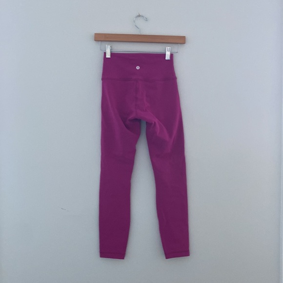 Lululemon Wunder Train HR Tight 25” , size 4, Ripened Raspberry - Picture 5 of 8